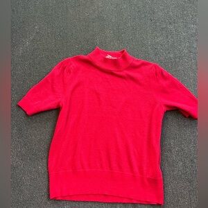 New MICHAEL Michael Kors Women’s XL Red Turtleneck Sweater sparkly top